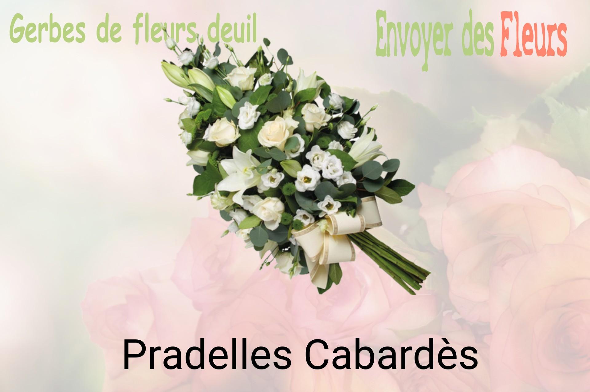 Gerbe de fleurs de deuil livrée à Pradelles-Cabardès